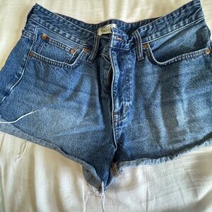 Madewell Classic Blue Jean Shorts
